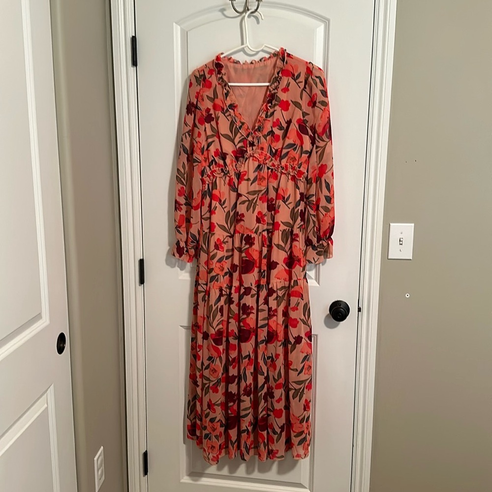 Maxi dress floral print